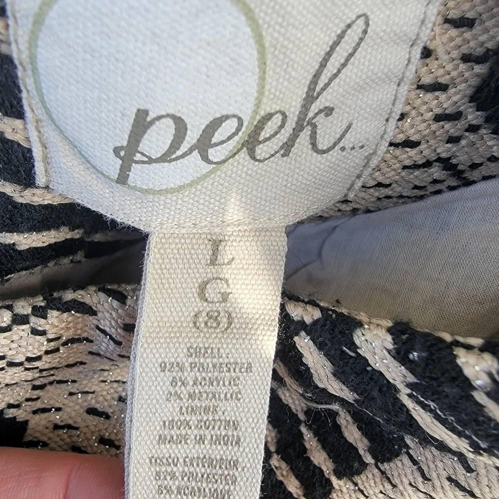 Peek Aztec Print Dress L 10